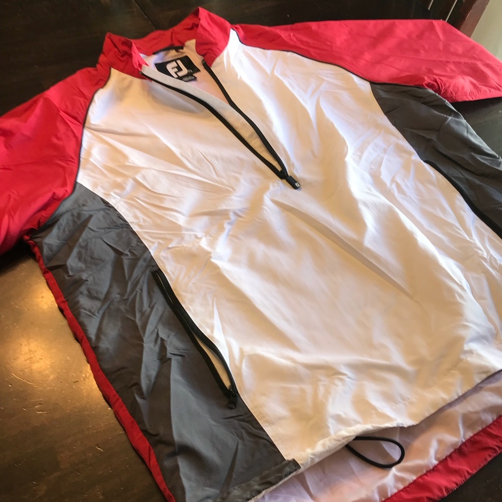 Footjoy FJ golf windbreaker jacket.